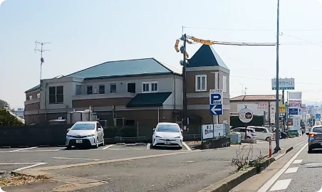 福岡方面側の第2駐車場の写真